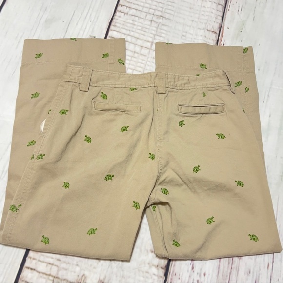 J.CREW Chinos cropped/capri pants khaki 100%cotton size 2 GUC - Picture 2 of 15